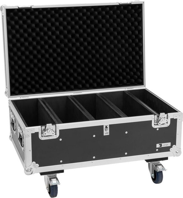 Roadinger Flightcase mit 4x LED Strobe SMD PRO in Schwarz, B/T/H: 85 x 53 x 49 cm - Bild 1