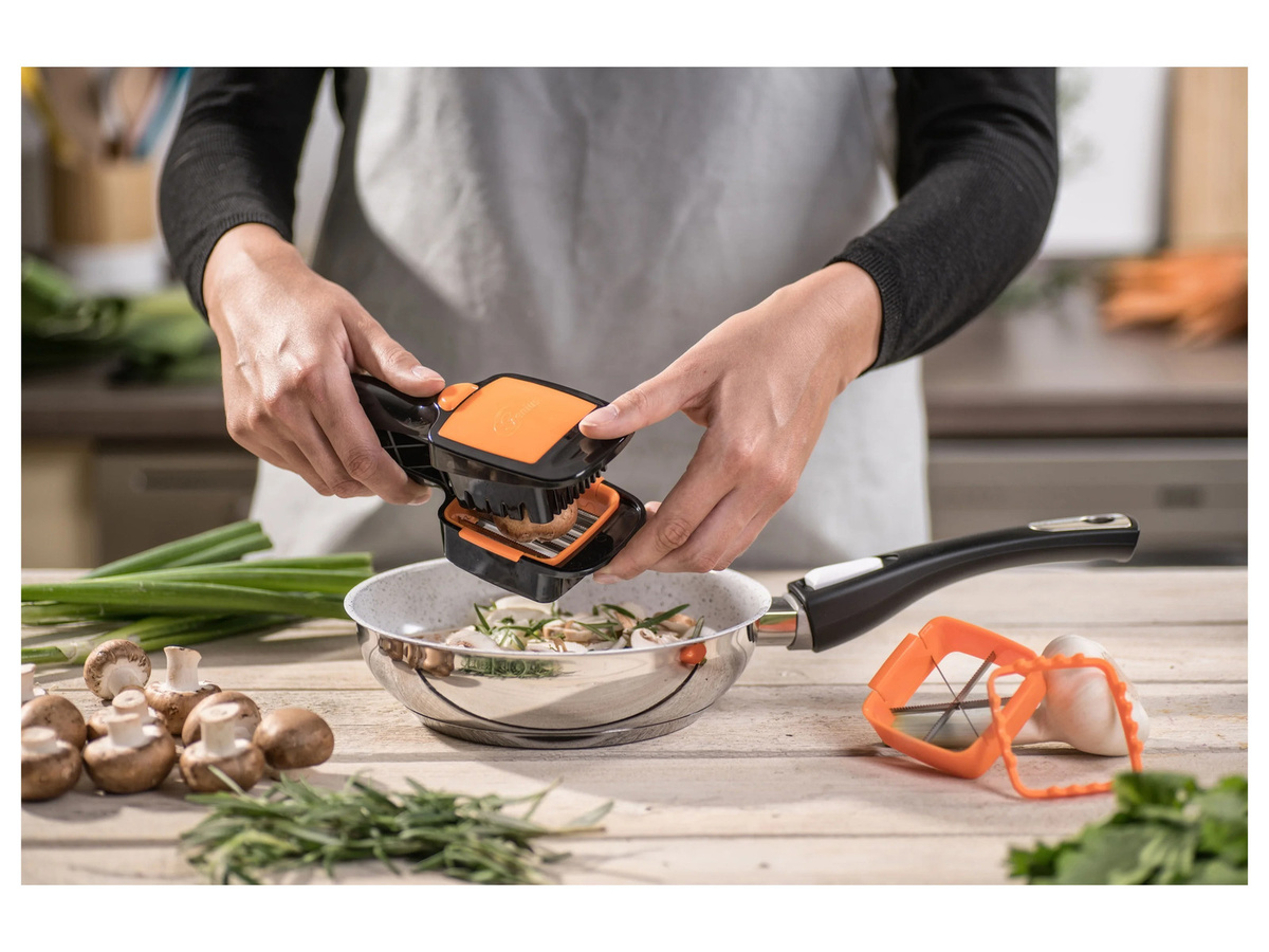 GENIUS NICER DICER Zerkleinerer Quick, 5-teilig, orange - Bild 3