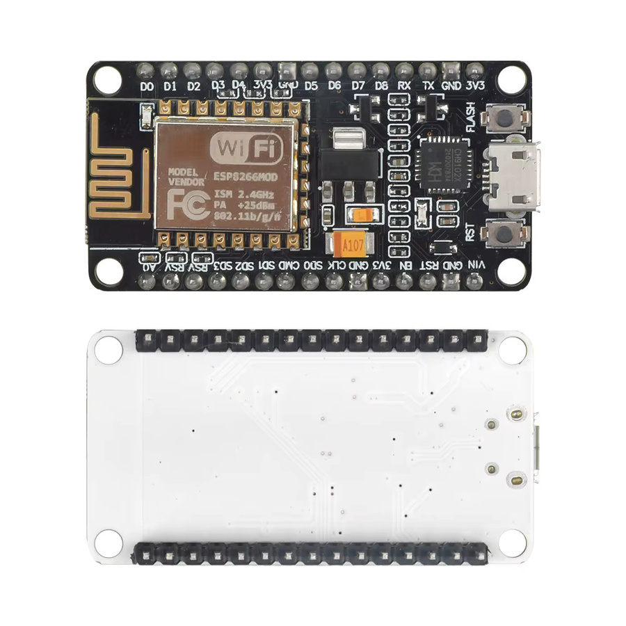 Diymore NodeMCU Lua V2.1 ESP8266 ESP-12F WIFI-Entwicklungsboard mit Micro USB und CH9102X in Schwarz - Bild 4