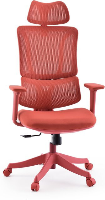 MyBuero Home Office Bürostuhl Ergomy Colore aus Stoff und Netzstoff mit Armlehnen und Rollen, höhenverstellbar - Bild 1