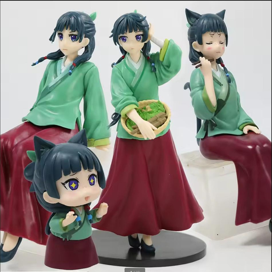 Topmix Die Apotheker-Tagebücher Maomao Figuren-Set mit 4 Stück Chibi-Version Anime Actionfiguren in Multicolor - Bild 2