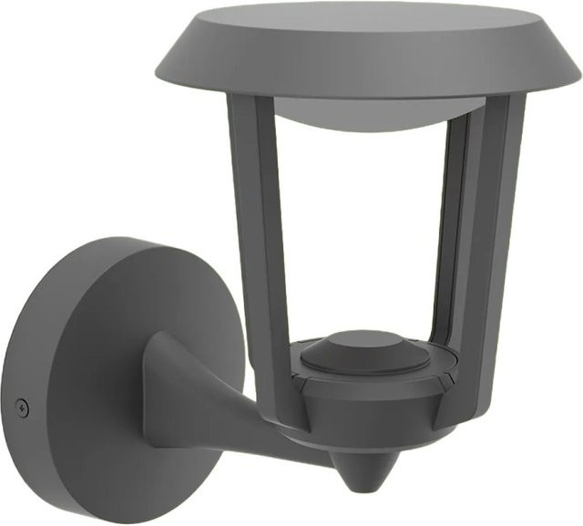 Philips Outdoor-Wandleuchte Nuvy 800 LED in Anthrazit mit modernem Laternen-Look, B/H/T: 22,6 x 22,7 x 16,0 cm - Bild 1
