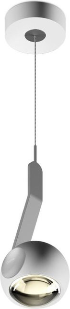 Occhio io 3d sospeso up LED-Pendelleuchte in Weiß matt und Chrom matt mit warmweißem Licht (2700K) und variabler Aufhängung von 50 bis 200 cm - Bild 1