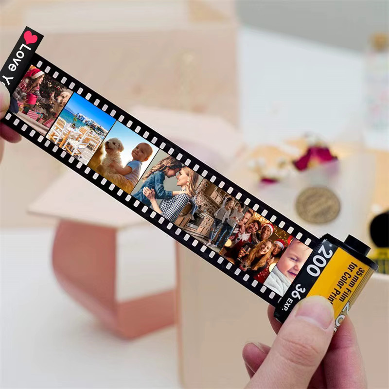 Schlüsselanhänger Kamerafilm-Filmrolle, personalisiert mit Foto, XCL - Bild 5