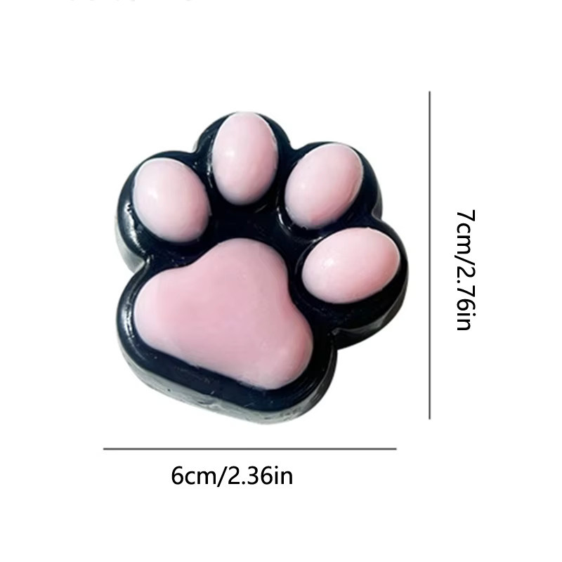 MYPANDA Katzenpfoten Mochi Taba Squishy Zappelspielzeug Plüschkatzenpfote Silikon - Bild 4