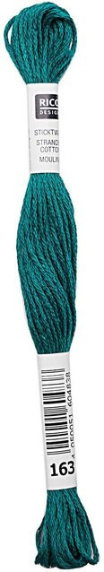 Rico Design Sticktwist 163 aus Baumwolle in Saftgrün, 8m - Bild 1
