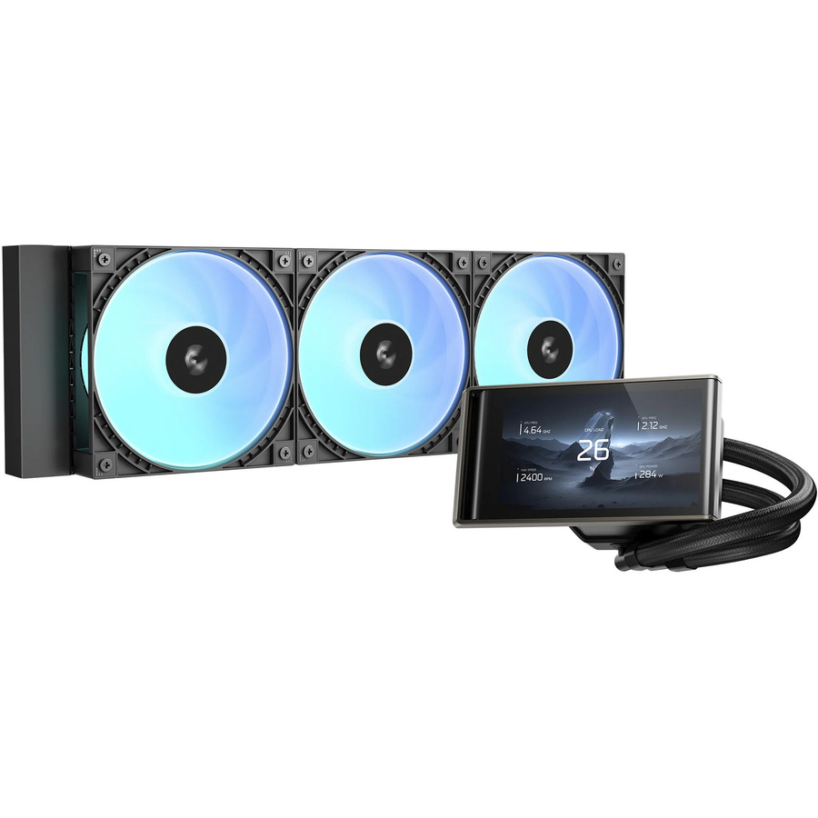 DeepCool LT360 VISION ARGB Wasserkühlung in Schwarz mit Multicolour Beleuchtung - Bild 1