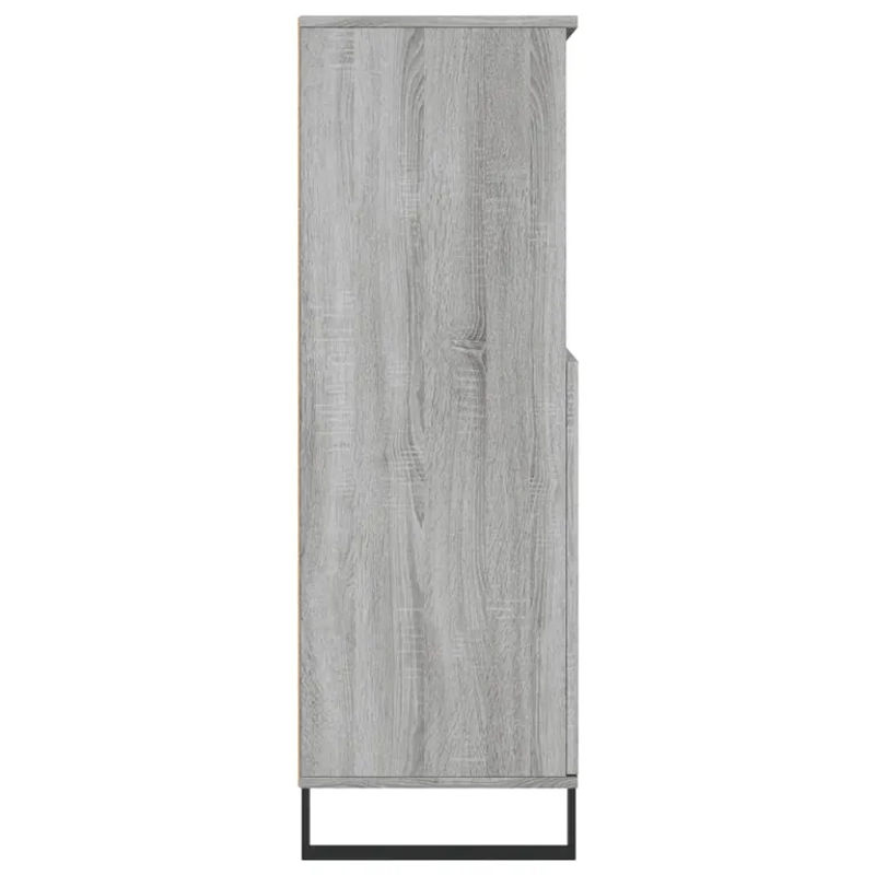 vidaXL Highboard Grau Sonoma, B/T/H: 60 x 36 x 110 cm - Bild 2