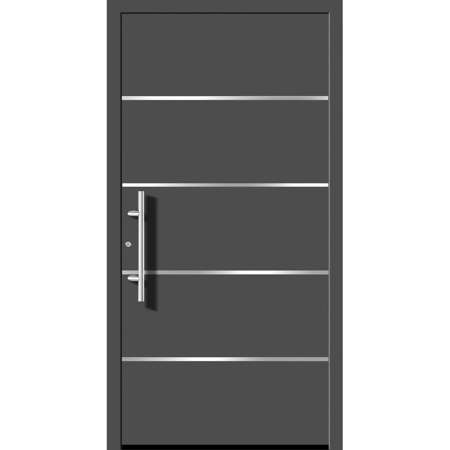 Aluminium-Haustür Splendoor Moderno in Anthrazit Metallic, Anschlag Links, B: 110 cm, H: 210 cm - Bild 2