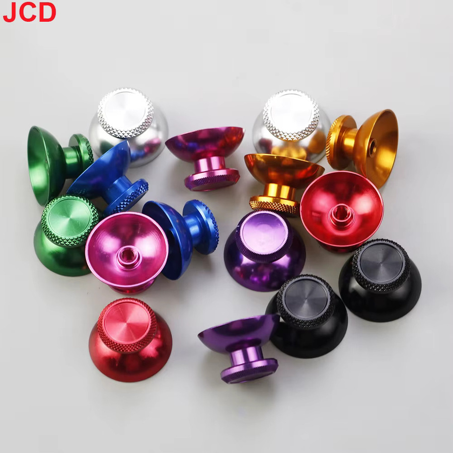 Jcd Analog Joystick Daumensticks aus Aluminium Metall für PS5 Controller, 2 Stück, Schwarz - Bild 2