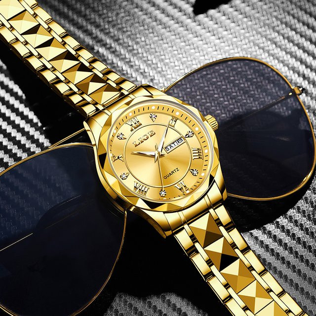 LIGE Armbanduhr Quarz, Edelstahl, Herren - Bild 1