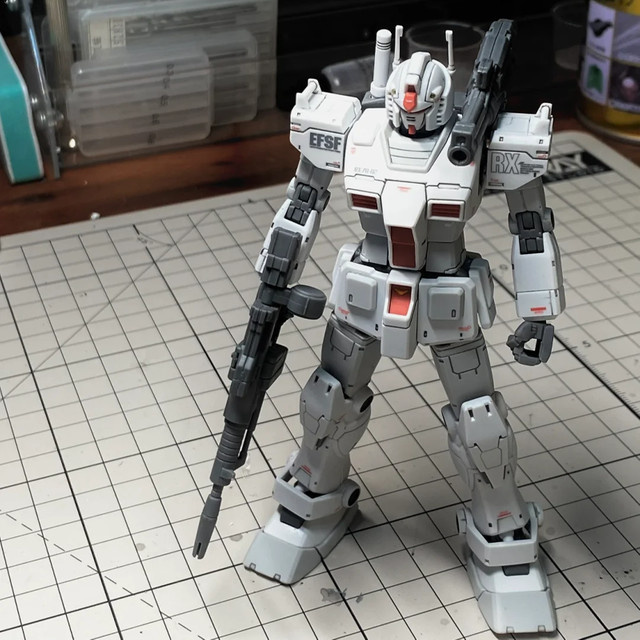 Hot Gto Hg 1/144 Rx-78-2 Mech Assembly Model Kit, Actionfigur - Bild 1
