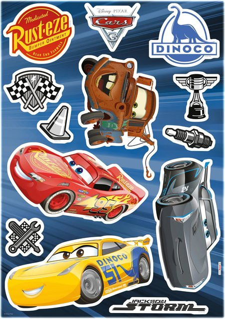 Komar Deko-Sticker Cars 3, bunt, B/H: 50 x 70 cm - Bild 1