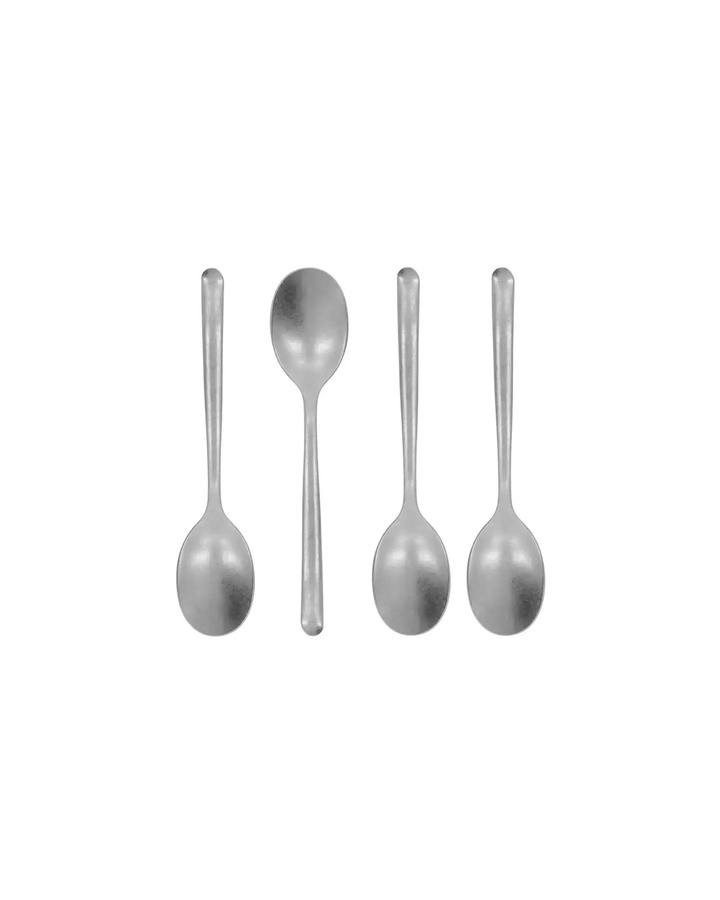 Nicolas Vahe Teelöffel Spoon in Antik Silber, 4 Stück - Bild 1