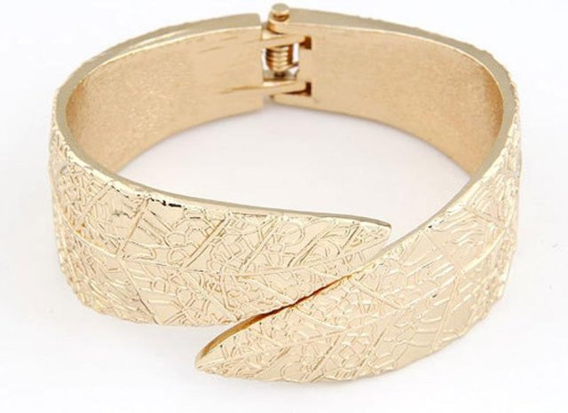 Offenes Armband, Zinklegierung, Gold, Damen - Bild 1