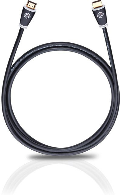 Oehlbach High-Speed-HDMI-Kabel mit Ethernet Easy Connect, schwarz, Länge: 1,5 m - Bild 1