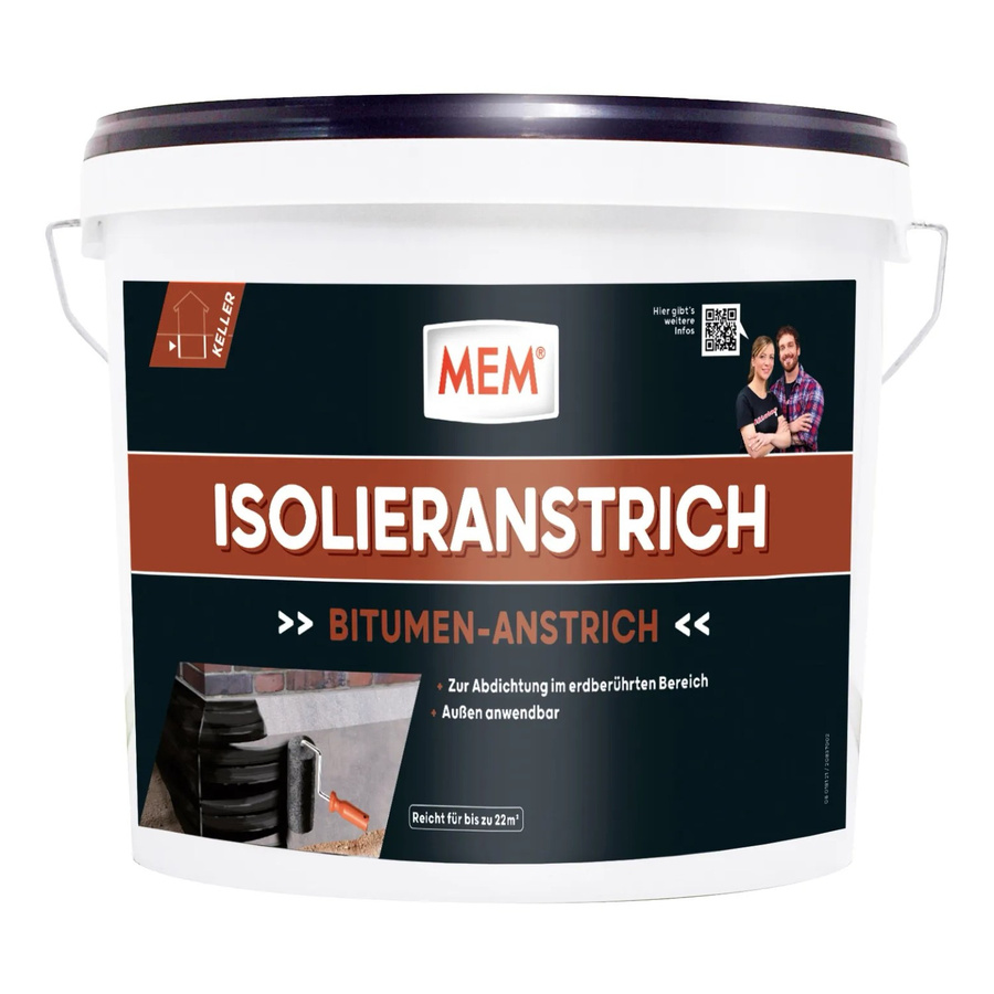 MEM Isolieranstrich wasserbasiert in Schwarz - Bild 2