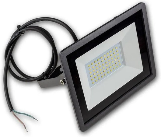 ChiliTec LED Fluter SlimLine 48W 12-24V 4123lm Neutralweiß Schwarz IP65