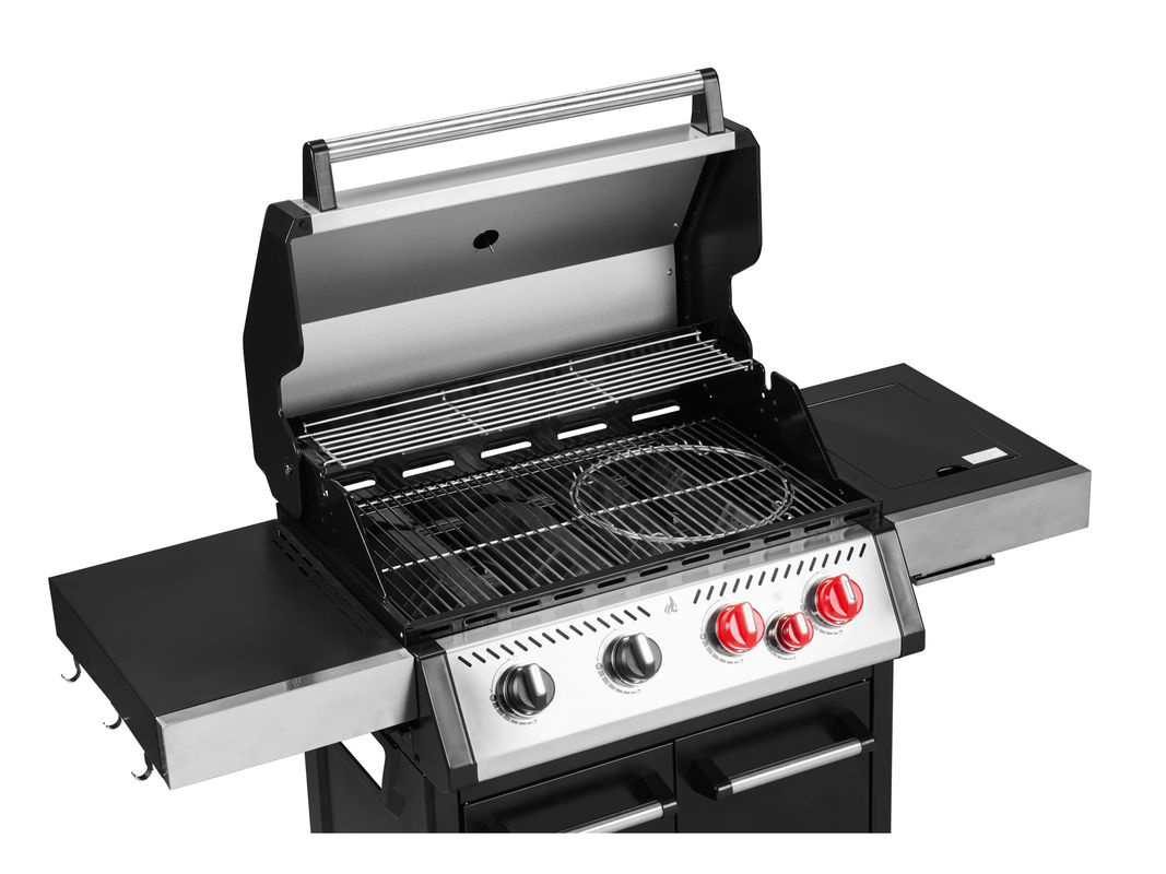 GRILLMEISTER Gasgrill mit 4+1 Keramikbrennern aus Edelstahl - Bild 4