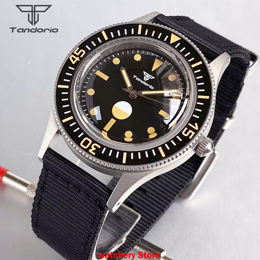 Tandorio Herrenuhr, Automatik, Edelstahl, Grün, Saphirglas, 20 ATM - Bild 3