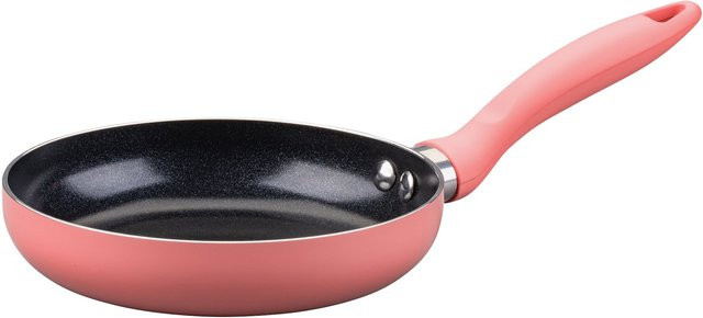 Fackelmann Mini Cooking Pfanne aus Keramik und Aluminium, pink, Durchmesser: 14 cm - Bild 1