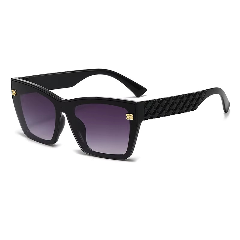 Mercelyn Sonnenbrille, square, Vollrand, Kunststoff, black, Unisex - Bild 2