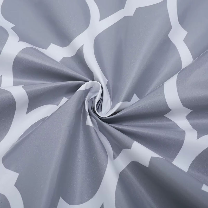 Wipea Runde Tischdecke aus Vinyl mit Flanell-Rückseite, Wasserabweisend, Blau - Bild 2