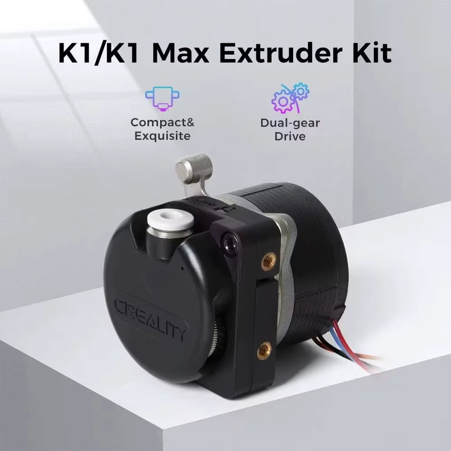 Creality Extruder mit Motor für K1, K1 Max, K1C und Ender 3 V3 Plus 3D-Drucker, verbessertes Extrusionsmechanismus-Kit in Schwarz - Bild 4