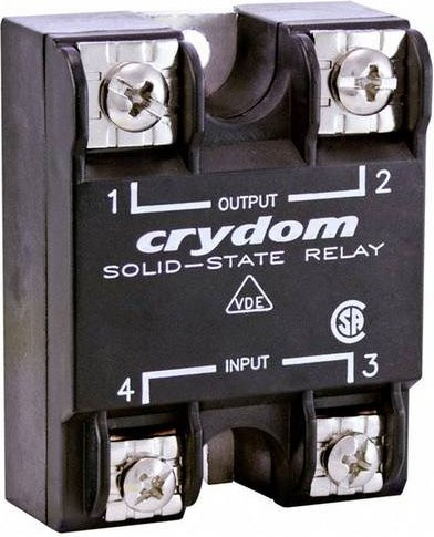 Crydom Halbleiterrelais HA4812 Panel Mount Schwarz - Bild 1