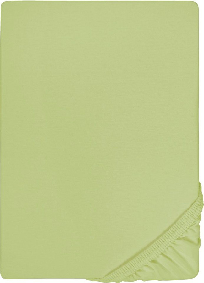 Biberna Spannbettlaken Deluxe Jersey-Elastic aus Baumwolle mit Elasthan und Rundumgummi - Bild 1