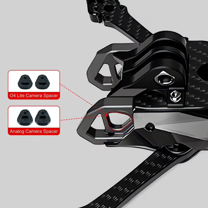 AXISFLYING Manta30 04 LITE FPV-Rahmen 3 Zoll aus Kohlefaser in Schwarz - Bild 3