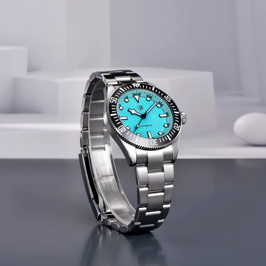 ROLLSTIMI Automatik-Taucheruhr, Edelstahl, Saphirglas, Herren - Bild 5
