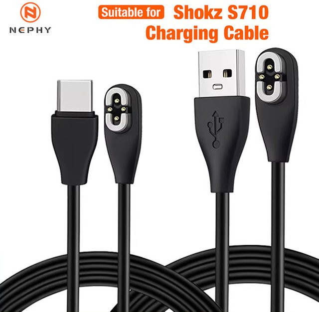 Magnetisches USB-C-Ladekabel für SHOKZ OpenSwim Pro S710 in Schwarz - Bild 1
