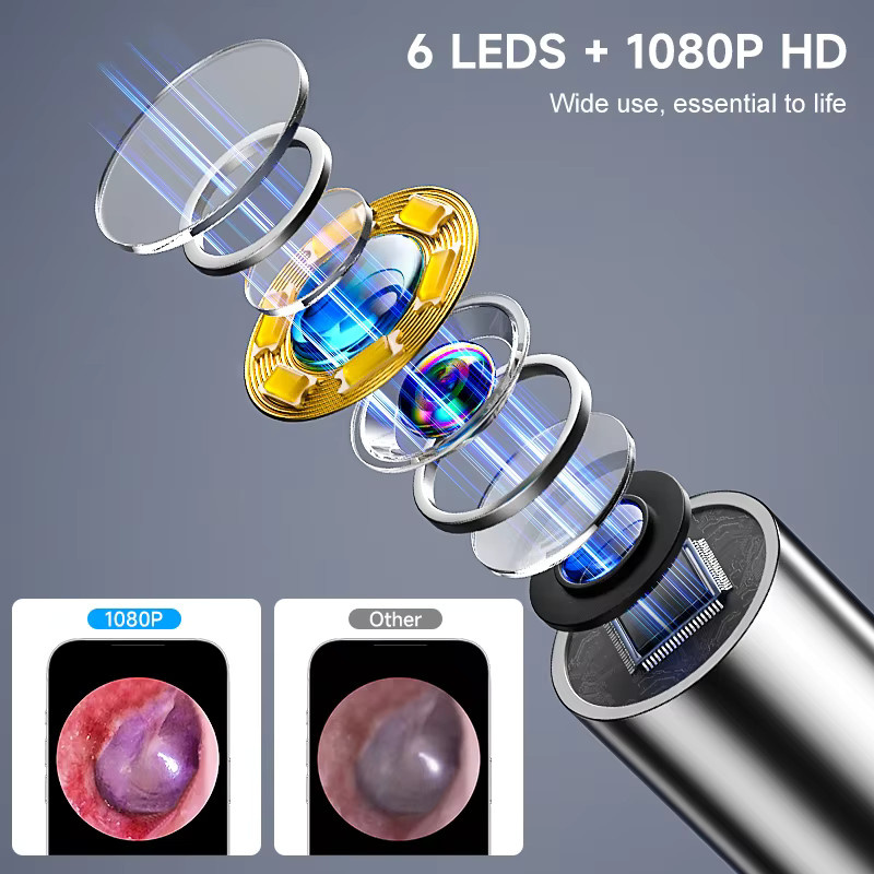 ENWOR Ohrreinigung Kit mit WIFI Kamera und 6 LED - Bild 4