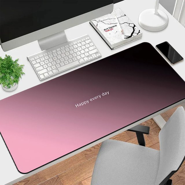 Potdemiel Mauspad mit Farbverlauf in Multicolour, große rutschfeste Schreibtischunterlage für Gaming und Tastatur - Bild 1