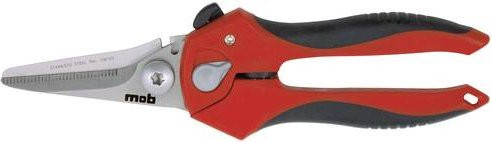 MOB 361200401 Universalschere aus Edelstahl in Rot/Schwarz mit 21 cm Länge - Bild 1