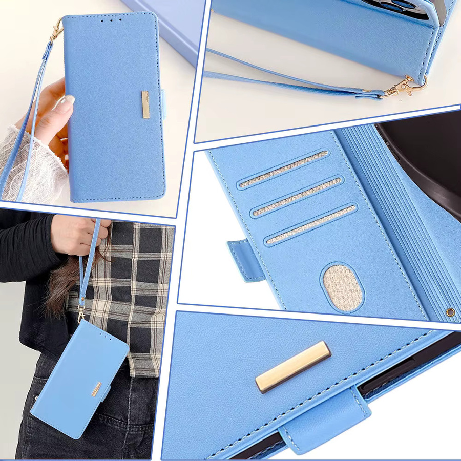 Vivo Wallet Case Flip-Handyhülle aus PU-Leder mit Magnetverschluss in Lila für Vivo X300 FE X300 Pro X100 X200 Pro mini X200 FE X200 Ultra - Bild 2