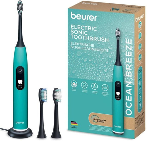 Beurer SC 50 Green Planet Ocean Breeze Schallzahnbürste in Blaugrün/Turquoise