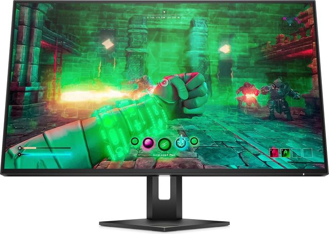 HP OMEN 27u 4K Ultra HD Computerbildschirm mit 144Hz, IPS-Panel und HDR in Grau - Bild 1