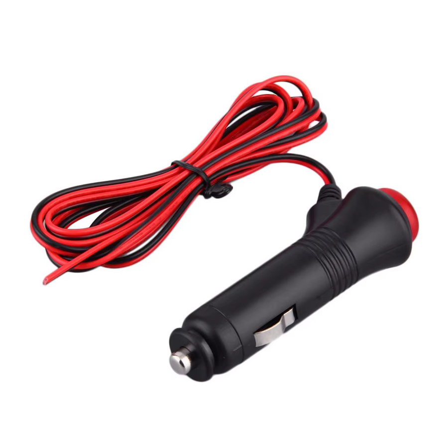 Kebidu Universal Auto Zigarettenanzünder Splitter mit Ein- und Ausschalter für 12V und 24V in Schwarz - Bild 2