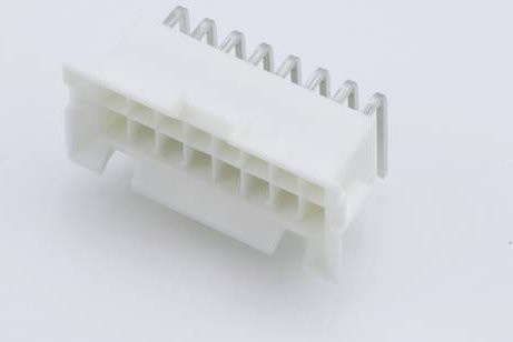 Molex Einbau-Buchsenleiste Standard in Weiß mit 16 Polen - Bild 1
