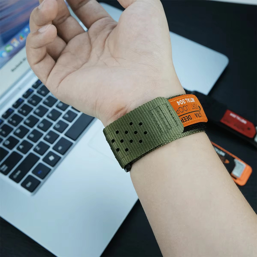 Geekthink Uhrenarmband Nylon, Textil/NATO, Bunt, Unisex, 20mm 22mm - Bild 4