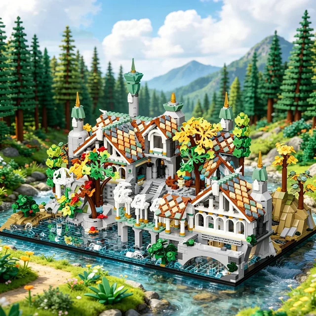 AMAZINGBLOKS Blickplattform-Bausatz, Fantasy, 3.337 Teile - Bild 1