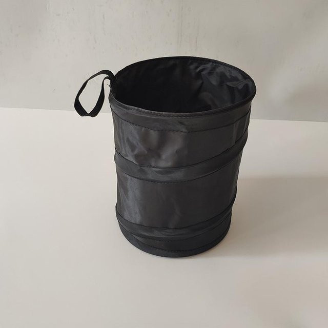 Faltbarer Auto Mülleimer von Love Home Garden, tragbarer Pop-Up Abfallkorb in Schwarz, wasserdichtes Fahrzeug-Innenzubehör - Bild 1