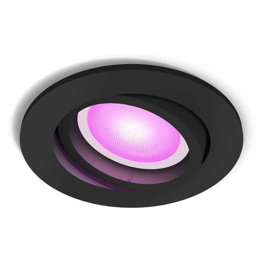 Philips Hue Centura White & Color Ambiance LED-Einbaustrahler rund Schwarz - Bild 2