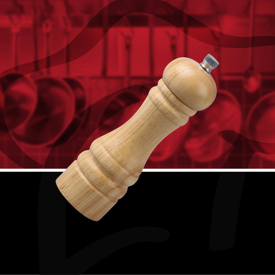 FMprofessional Salz- und Pfeffermühle aus Holz in Braun, Höhe: 18 cm - Bild 2