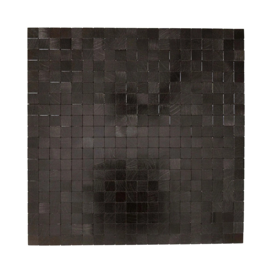 Dalsys Selbstklebende Fliesen in Aluoptik, 11 Stück für 1m², Quadratisch, Dunkelbraun, Matt - Bild 2