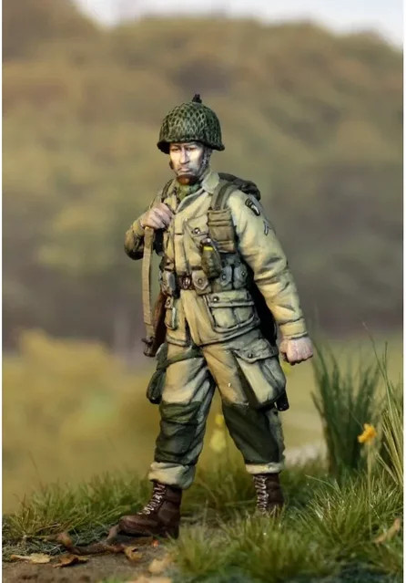 BAANFU Harzfiguren-Modellbausätze Us Air Borne, Maßstab 1:35, 1-teiliges Set - Bild 1