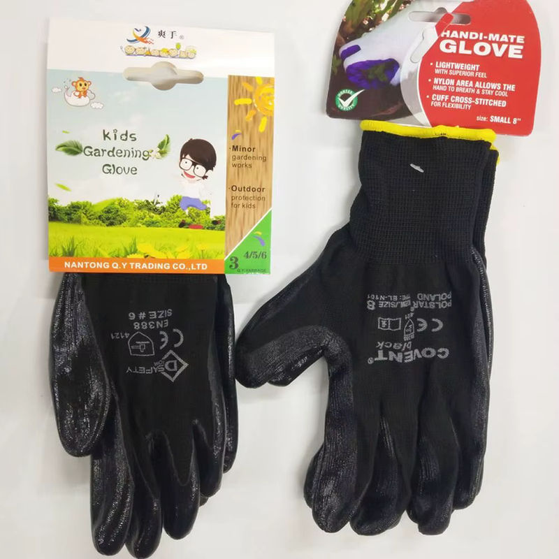 Schwarze Anti-Schnitt Schutzhandschuhe für Kinder und Erwachsene zum Schutz vor Schnitten und Bissen für die Gartenarbeit - Bild 5