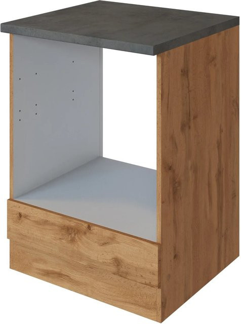 Held Möbel Küchen-Herdumbau Sorrento Nische für Ofen in Wotaneiche, B: 60 cm, H: 85 cm, T: 60 cm - Bild 1